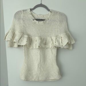 Apiece Apart Crochet Blouse
